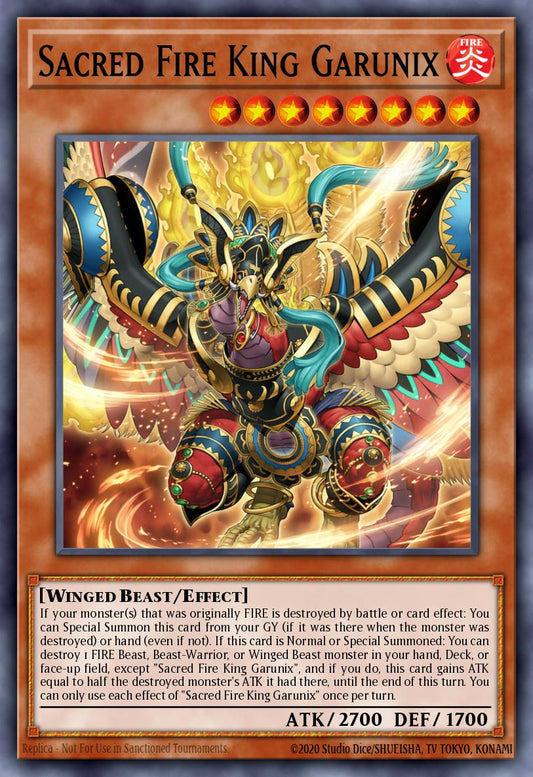 Sacred Fire King Garunix (MONSTER) (RA05-EN031)