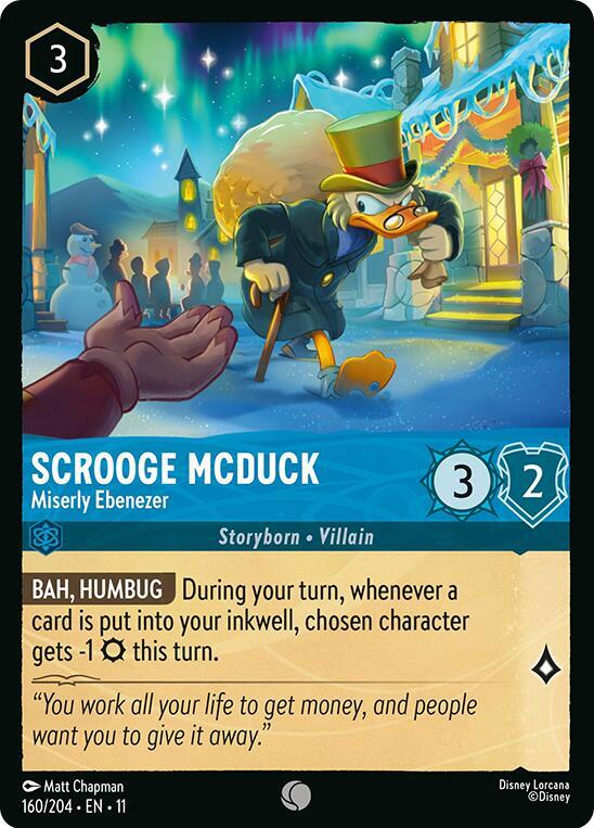 Scrooge McDuck - Miserly Ebenezer (Storyborn - Villain)(160/204 EN 11) (C)