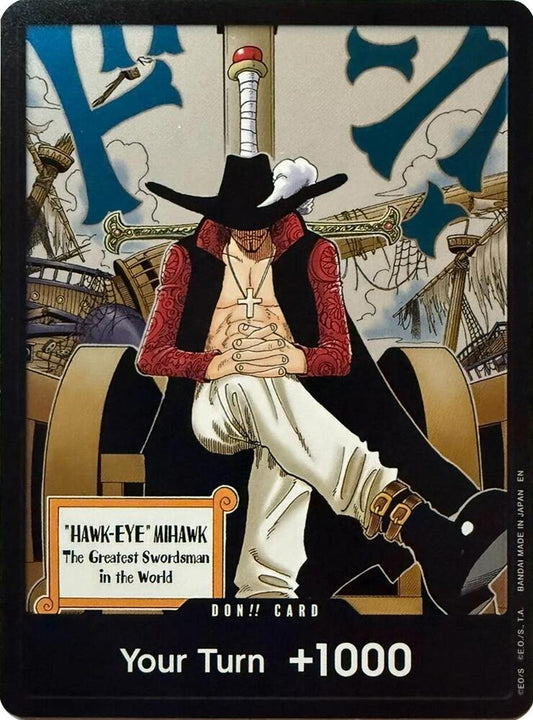 Don!! Card (Dracule Mihawk) (OP14)