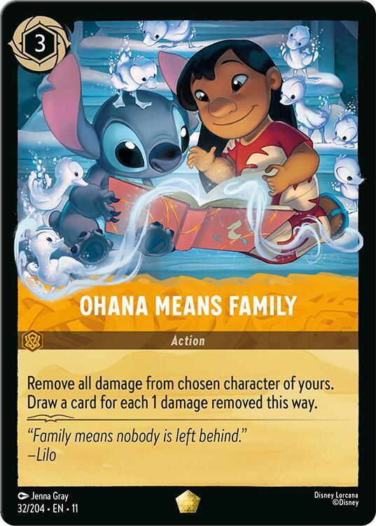 Ohana Means Family (Action)(32/204 EN 11) (L)