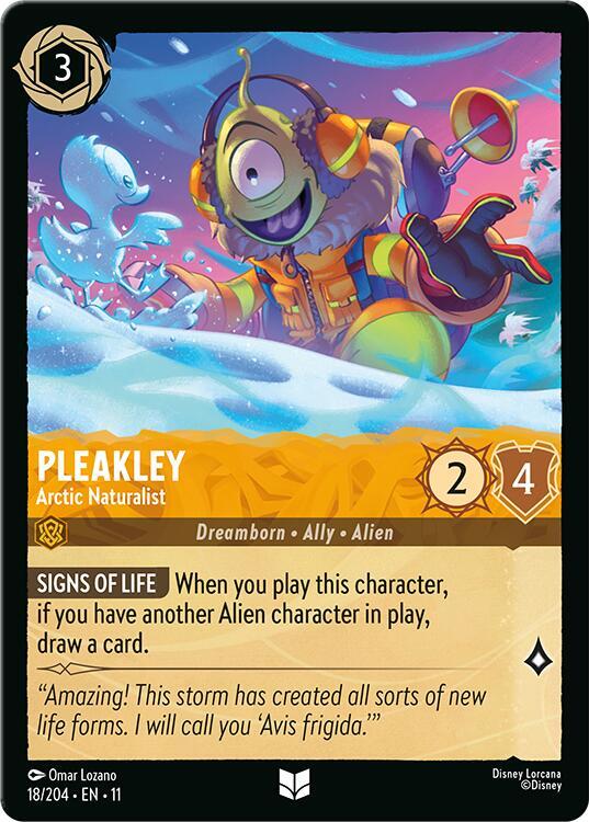 Pleakley - Arctic Naturalist (Storyborn - Ally)(18/204 EN 11) (U)