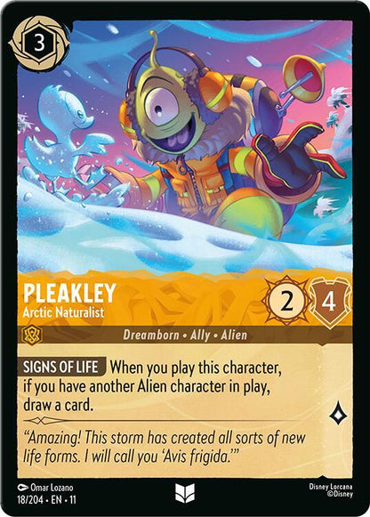 Pleakley - Arctic Naturalist (Storyborn - Ally)(18/204 EN 11) (U)