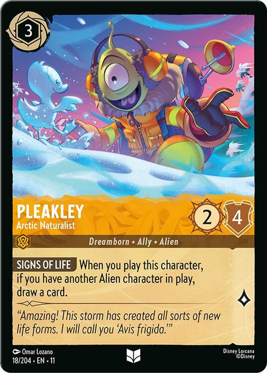 Pleakley - Arctic Naturalist (Storyborn - Ally)(18/204 EN 11) (U)