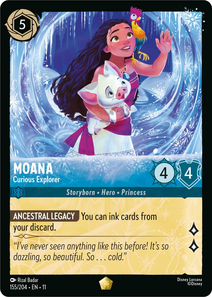 Moana - Curious Explorer (Storyborn - Hero - Princess)(155/204 EN 11) (L)