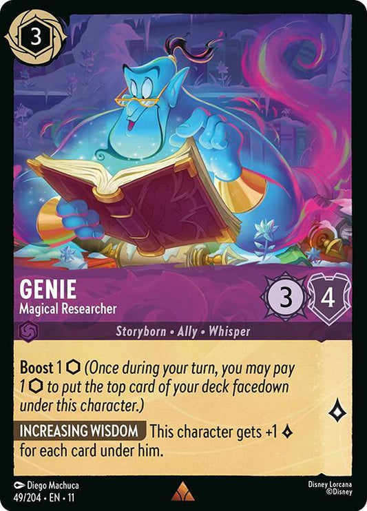 Genie - Magical Researcher (Dreamborn - Ally)(49/204 EN 11) (R)