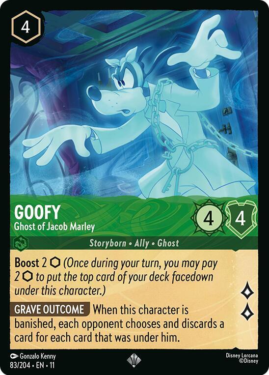 Goofy - Ghost of Jacob Marley (Dreamborn - Ally)(83/204 EN 11) (SR)