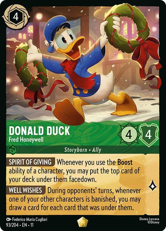 Donald Duck - Fred Honeywell (Storyborn - Ally)(93/204 EN 11) (L)