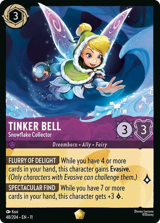 Tinker Bell - Snowflake Collector (Dreamborn - Ally - Fairy)(48/204 EN 11) (L)