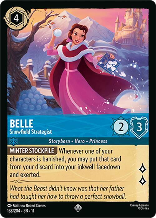 Belle - Snowfield Strategist (Storyborn - Hero - Princess)(158/204 EN 11) (SR)