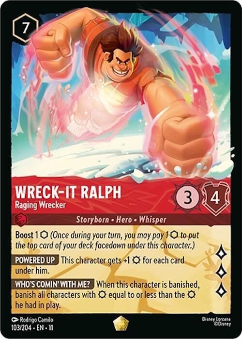 Wreck-It Ralph - Raging Wrecker (Storyborn - Hero - Whisper)(103/204 EN 11) (L)
