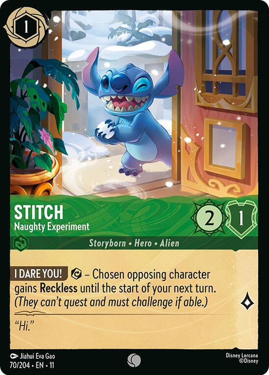 Stitch - Naughty Experiment (Storyborn - Ally - Alien)(70/204 EN 11) (C)