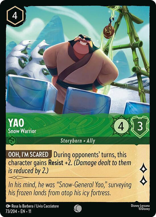 Yao - Snow Warrior (Storyborn - Ally)(73/204 EN 11) (C)
