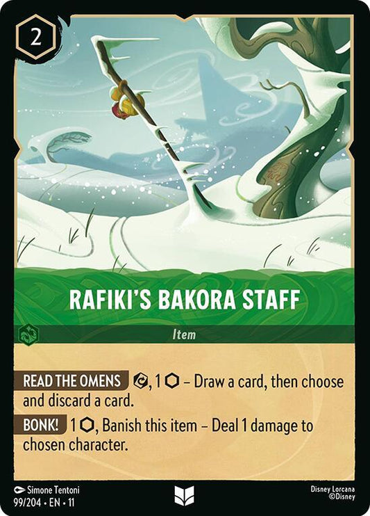 Rafiki's Bakora Staff (Item)(99/204 EN 11) (U)