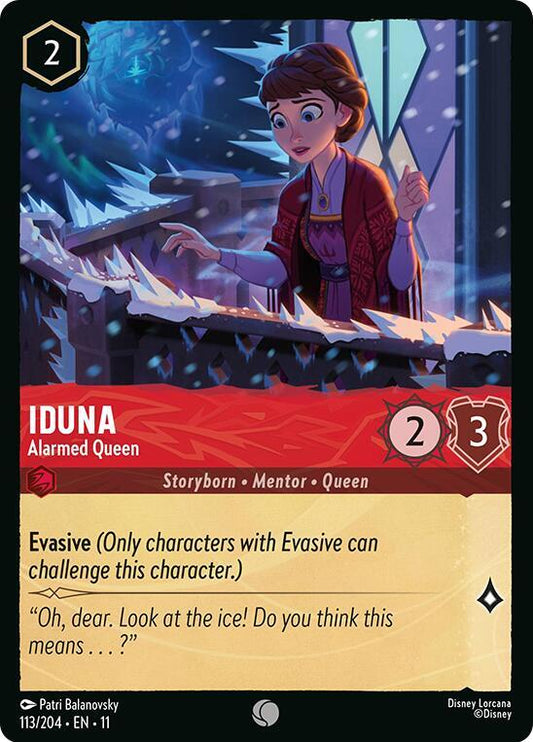 Iduna - Alarmed Queen (Storyborn - Mentor - Queen)(113/204 EN 11) (C)