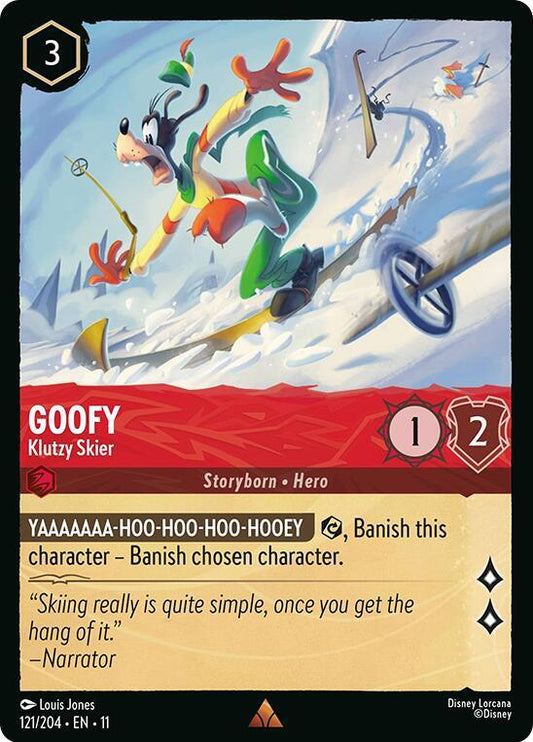 Goofy - Klutzy Skier (Storyborn - Hero)(121/204 EN 11) (R)