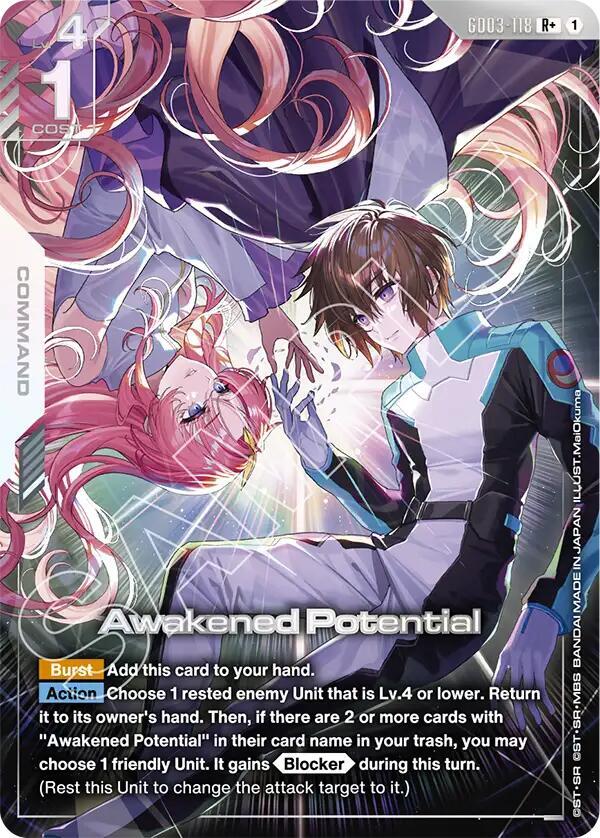 Awakened Potential (GD03-118) (R+) (Alternate Art)