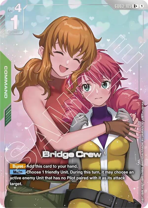 Bridge Crew (Command) (GD03-105) (R+) (Alternate Art)