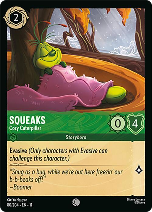 Squeaks - Cozy Caterpillar (Storyborn - Ally)(80/204 EN 11) (C)