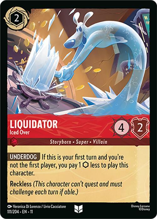 Liquidator - Iced Over (Storyborn - Super - Villain)(111/204 EN 11) (U)