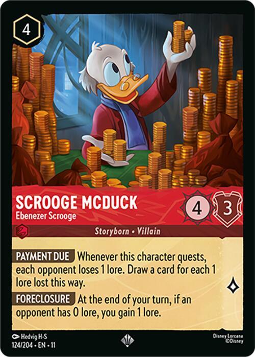 Scrooge McDuck - Ebenezer Scrooge (Storyborn - Villain)(124/204 EN 11) (SR)
