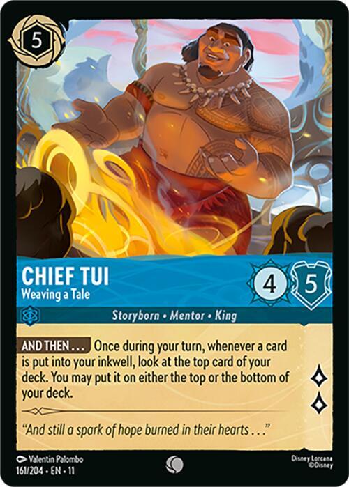 Chief Tui - Weaving a Tale (Storyborn - Mentor - King)(161/204 EN 11) (C)