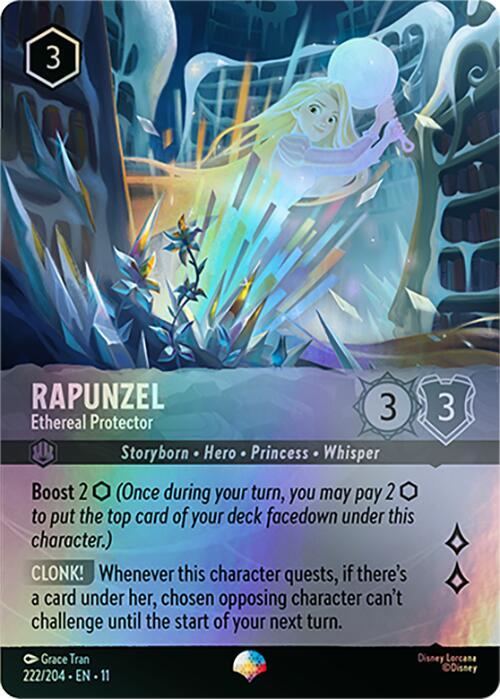 Rapunzel - Ethereal Protector (Dreamborn - Hero - Princess)(222/204 EN 11) (Epic*) (Alternate Art)