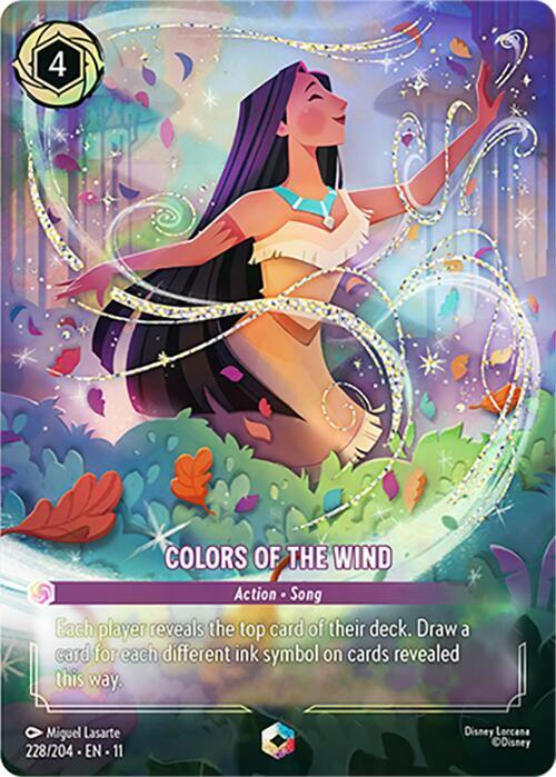 Colors of the Wind (Action - Song)(228/204 EN 11) (Enchanted*) (Alternate Art)