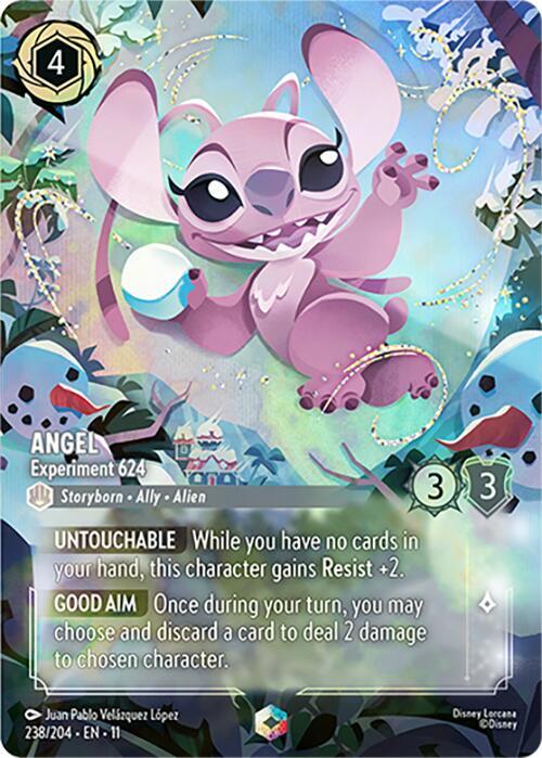 Angel - Experiment 624 (Storyborn - Alien)(238/204 EN 11) (Enchanted*) (Alternate Art)