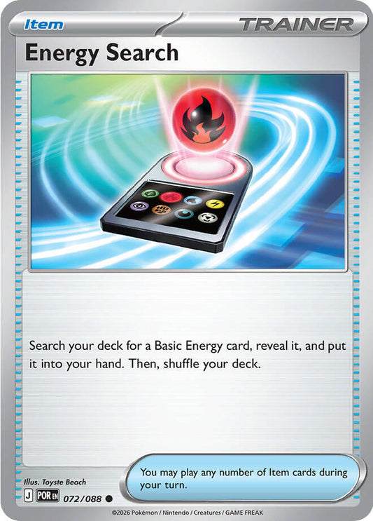 Energy Search (Item) (POR-072/088) (Common)