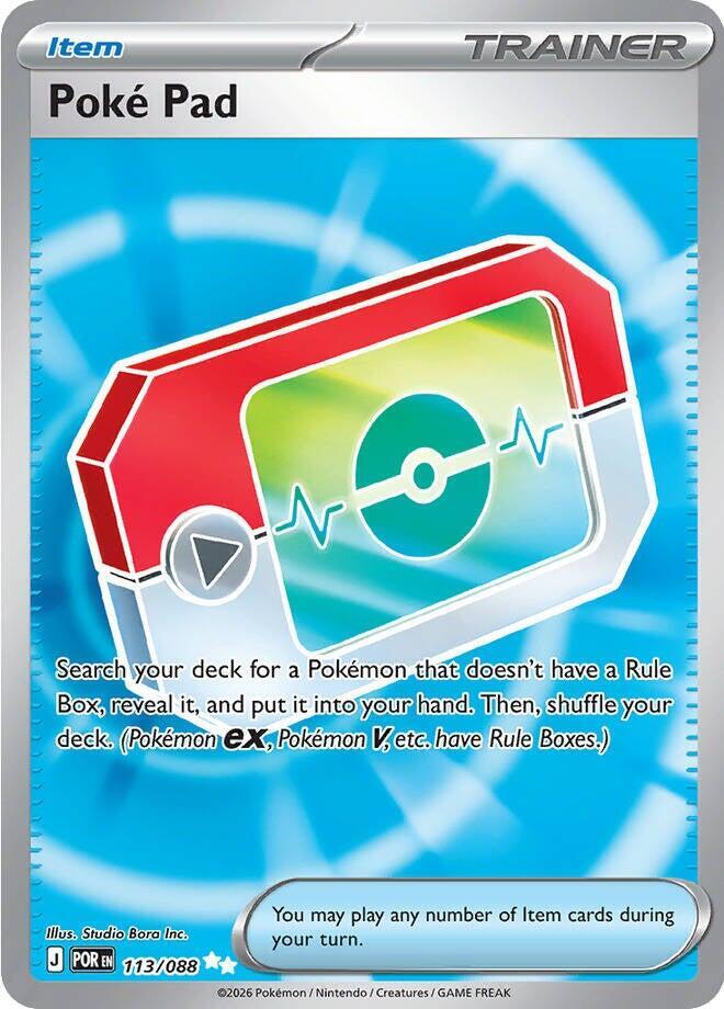 Poké Pad (Item) (POR-113/088) (Ultra Rare)