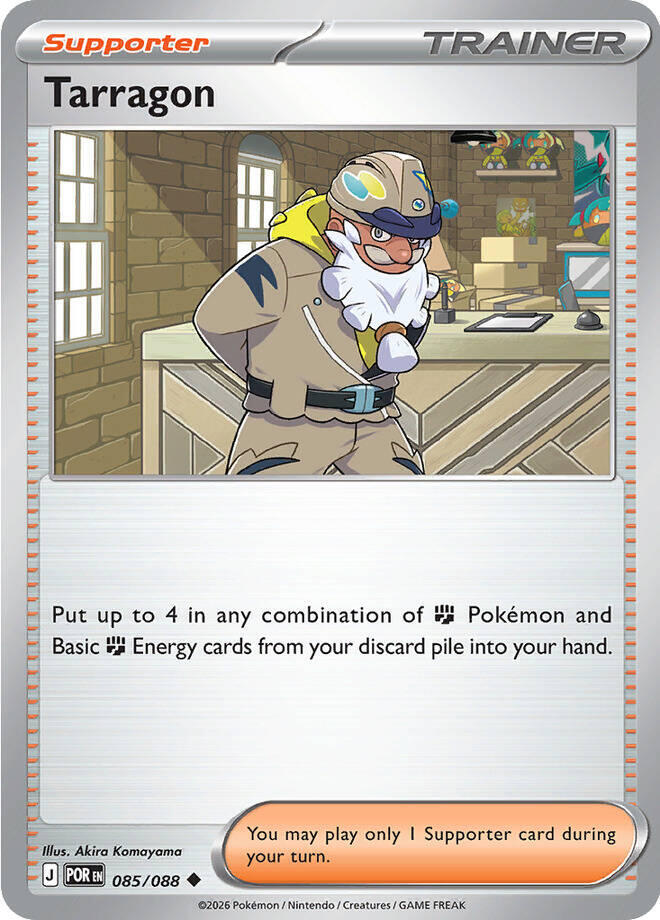 Tarragon (Supporter) (POR-085/088) (Uncommon)