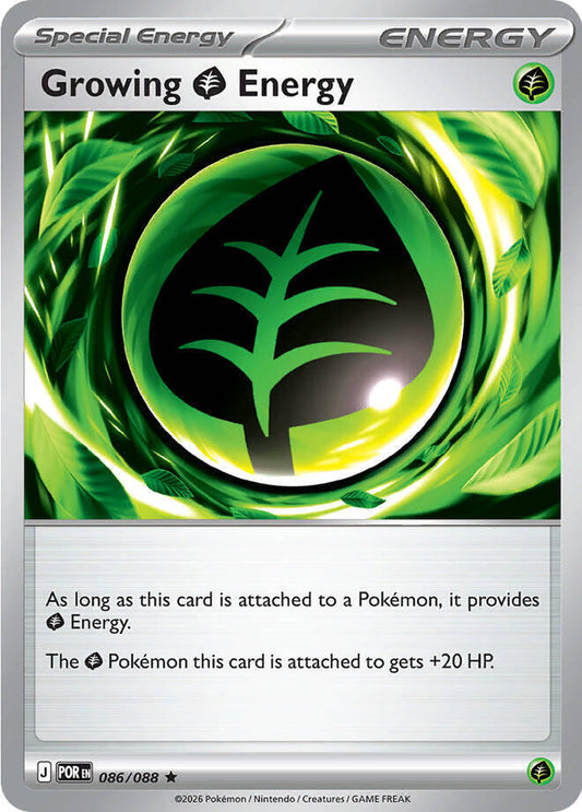 Growing Grass Energy (Special Energy) (POR-086/088) (Rare)