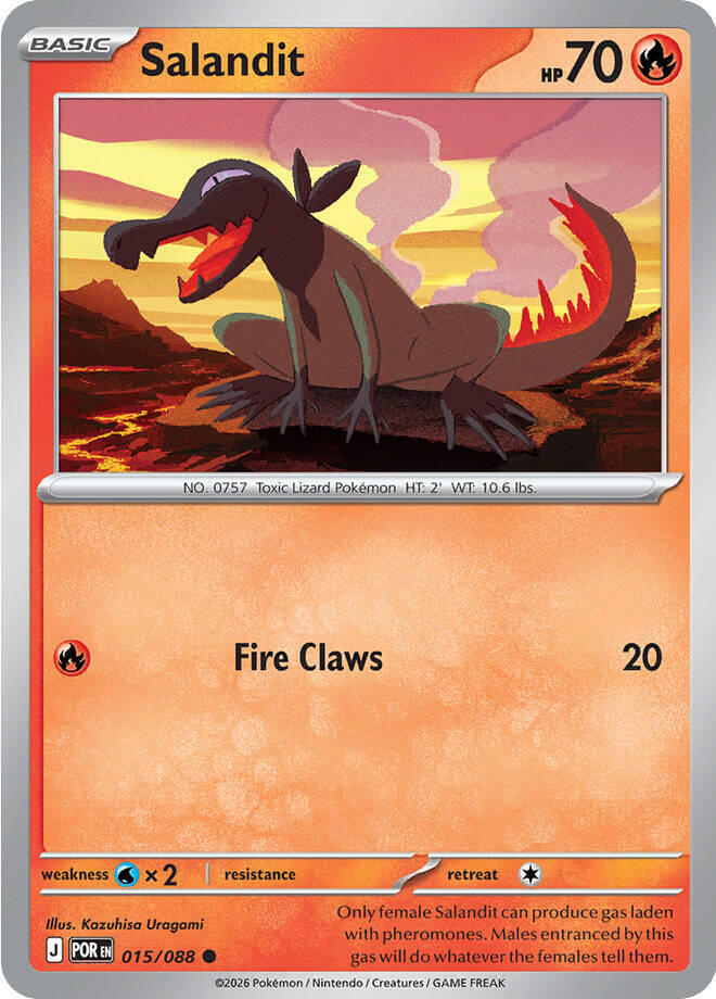Salandit (Basic Pokémon) (POR-015/088) (Common)