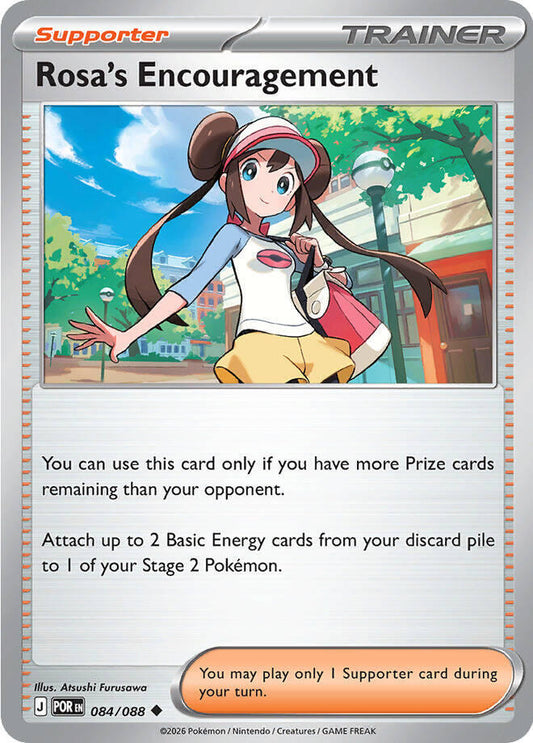 Rosa's Encouragement (Supporter) (POR-084/088) (Uncommon)
