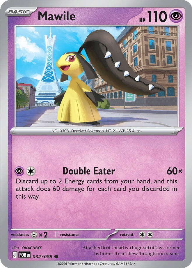 Mawile (Basic Pokémon) (POR-032/088) (Common)