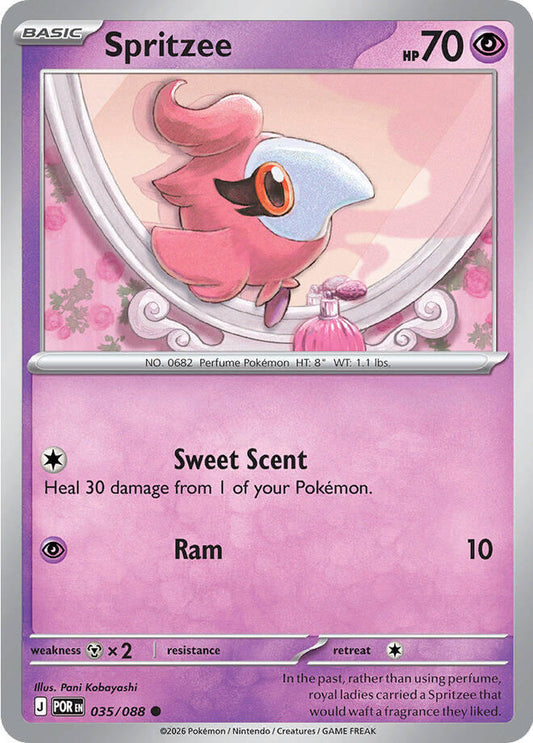 Spritzee (Basic Pokémon) (POR-035/088) (Common)