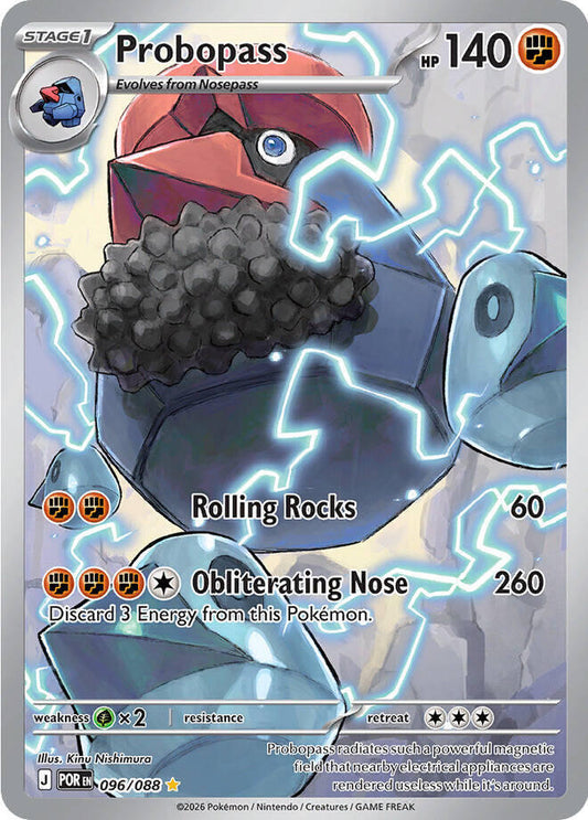Probopass (Stage 1 Pokémon) (POR-096/088) (Illustration Rare)