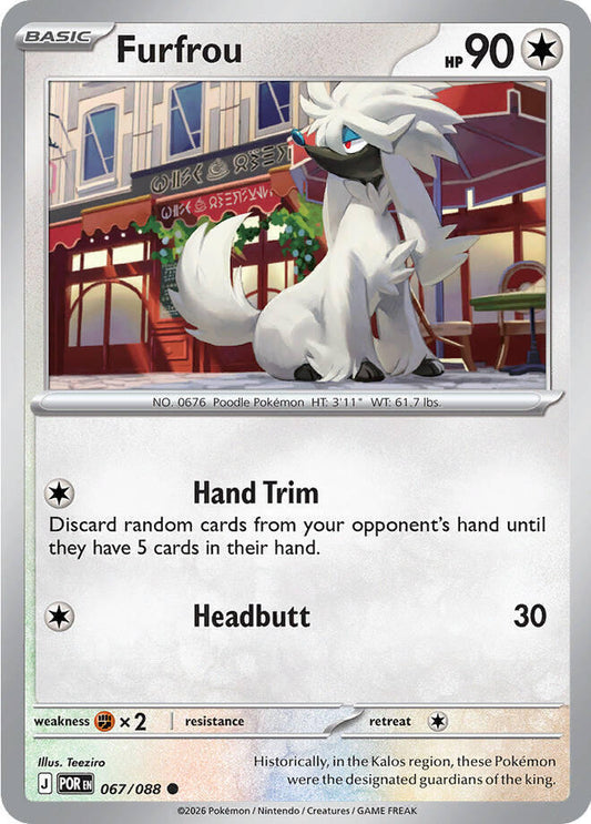 Furfrou (Basic Pokémon) (POR-067/088) (Common)