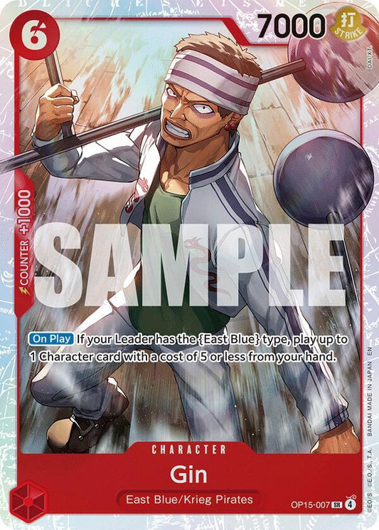 Gin (Character) (OP15-007) (SR)