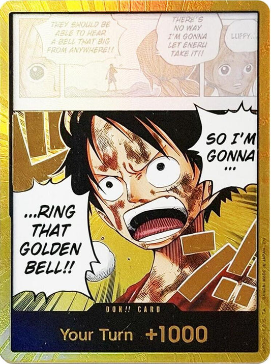 DON!! Card (Luffy) (Gold) (OP15-EB04)  Adventure on Kami's Island