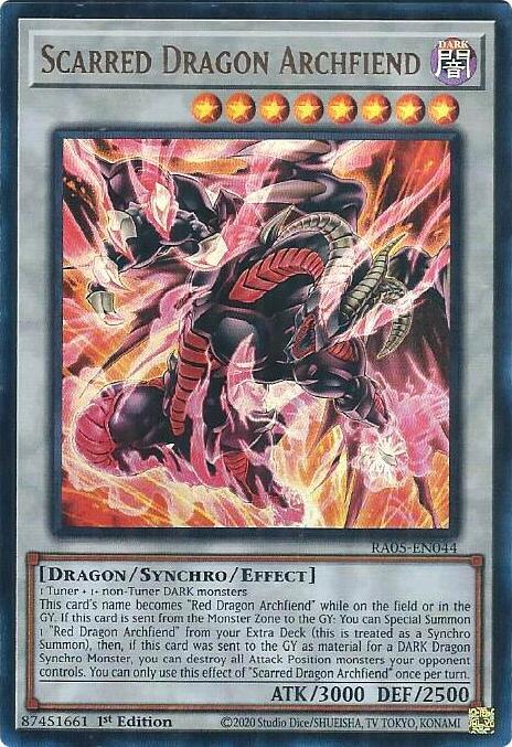 Scarred Dragon Archfiend (MONSTER) (RA05-EN044)