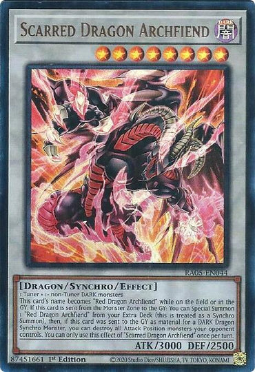 Scarred Dragon Archfiend (MONSTER) (RA05-EN044)