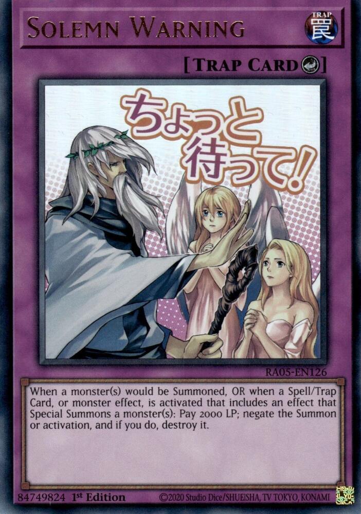 Solemn Warning (TRAP) (RA05-EN126)