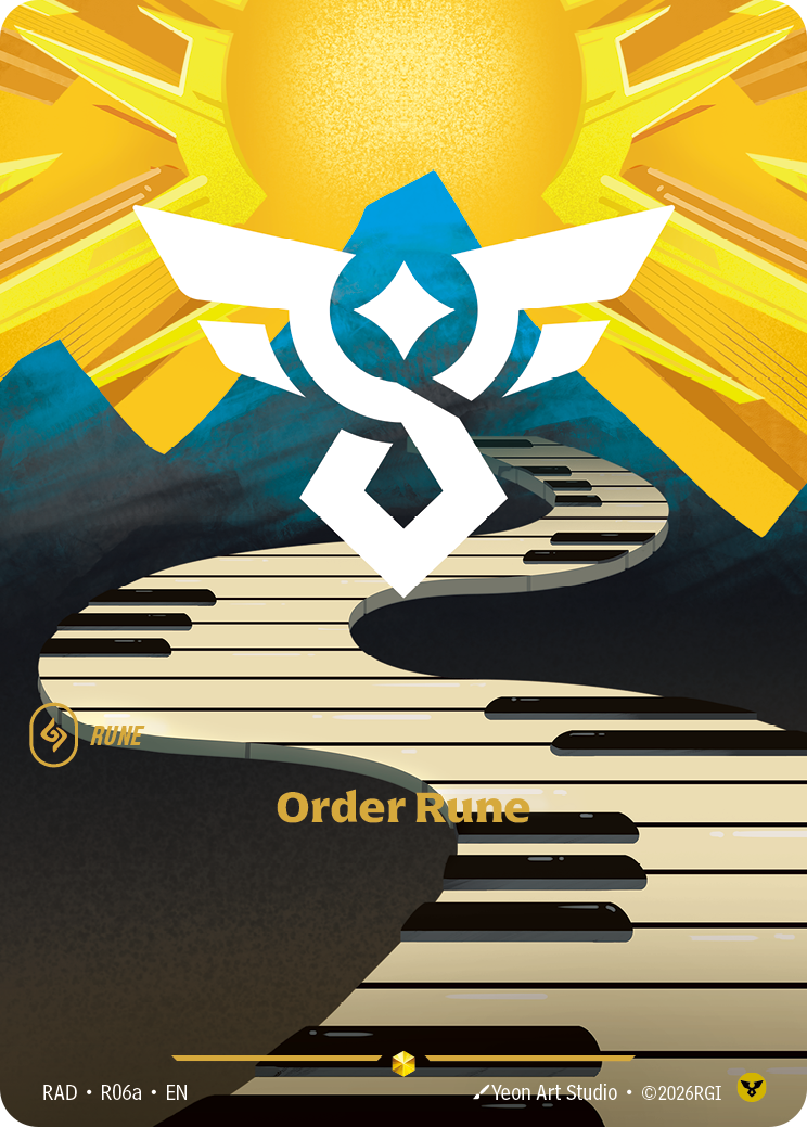Order Rune (Rune) (RAD-R06a) (Showcase) (Alternate Art)