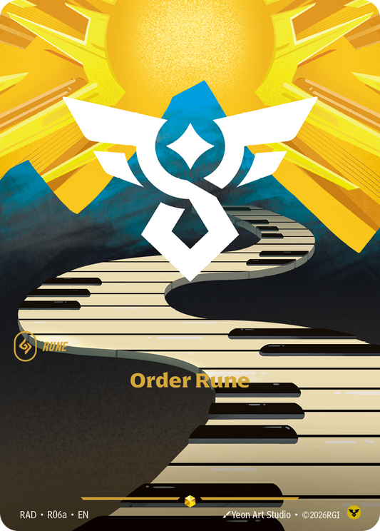 Order Rune (Rune) (RAD-R06a) (Showcase) (Alternate Art)