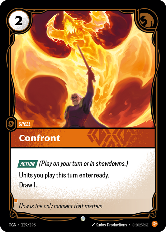 Confront (Spell) (OGN-129/298) (Common)