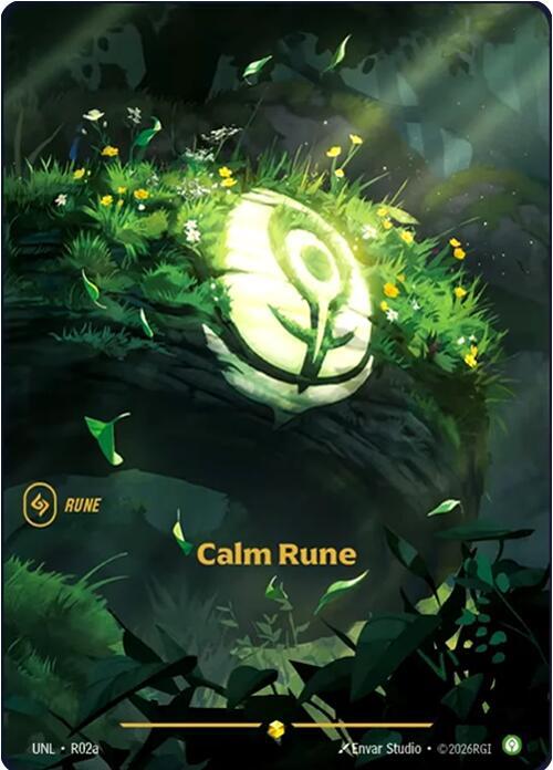 Calm Rune (Rune) (UNL-R02a) (S) (Alternate Art)