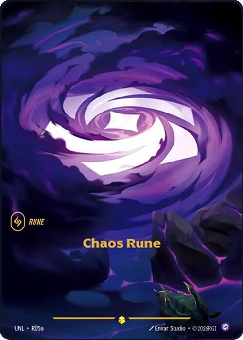 Chaos Rune (Rune) (UNL-R05a) (S) (Alternate Art)