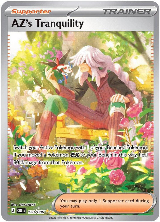 AZ's Tranquility (Supporter) (CRI-120/086) (Special Illustration Rare)