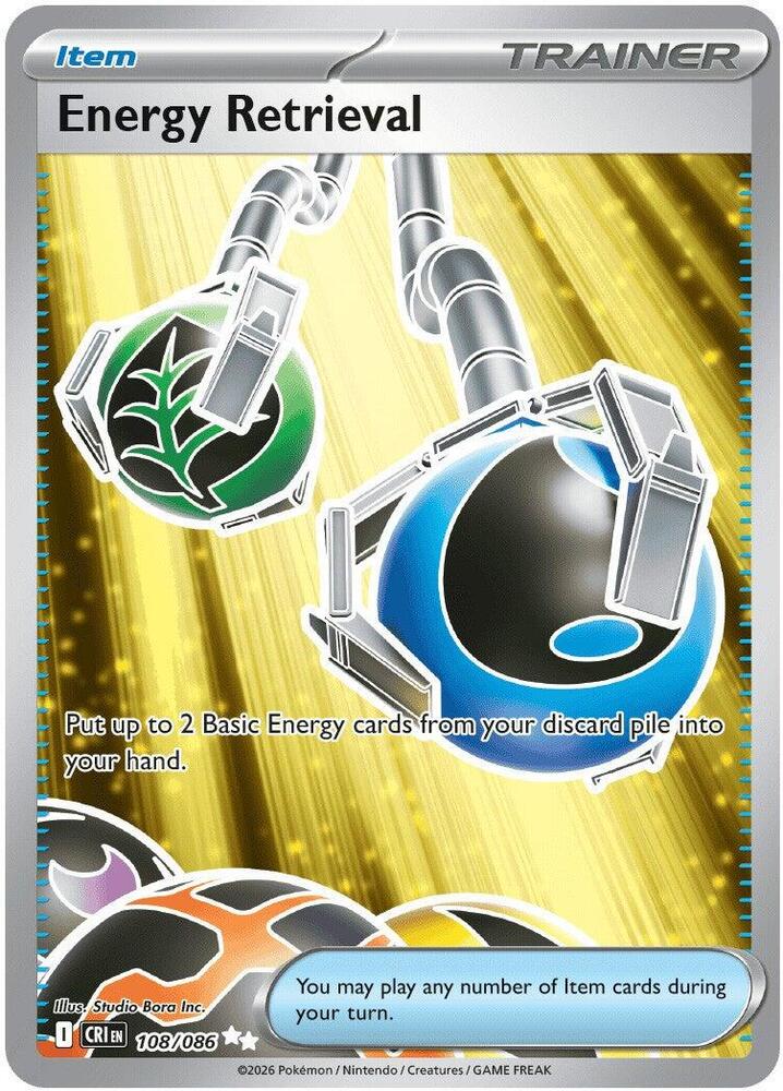 Energy Retrieval (Item) (CRI-108/086) (Ultra Rare)